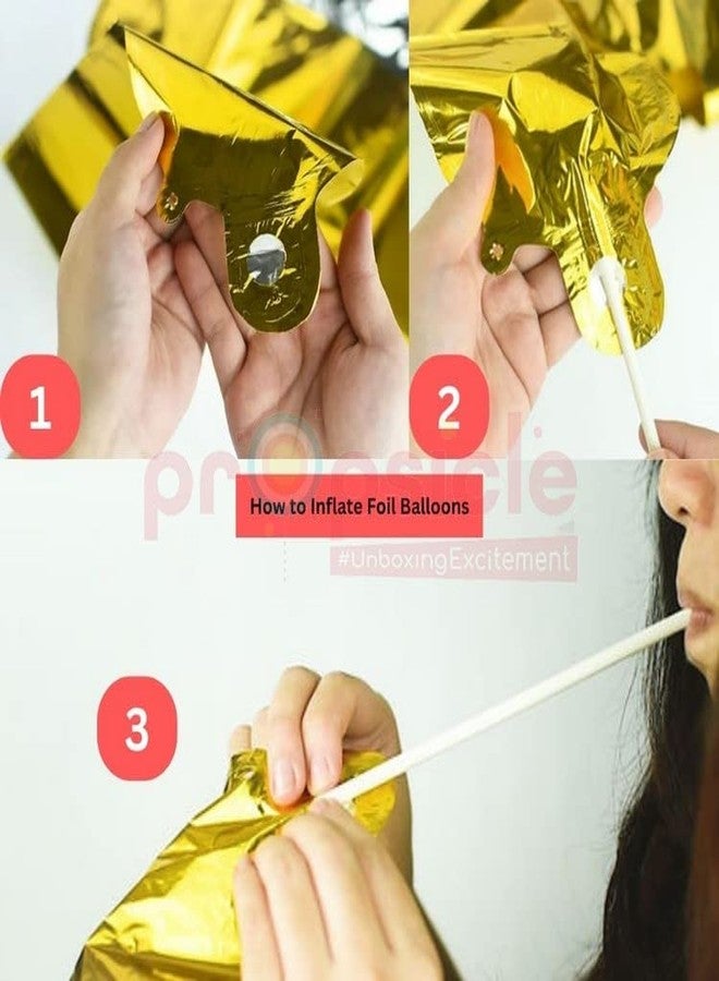 بروبسيكل بالونات هيليوم ذهبية اللون من بروبسيكل، مقاس 16 بوصة، على شكل الرقم 20، لتزيين حفلات أعياد الميلاد | بالونات الرقم 20، مناسبة لأعياد الميلاد/الذكرى السنوية | الرقم 20 - Image 4